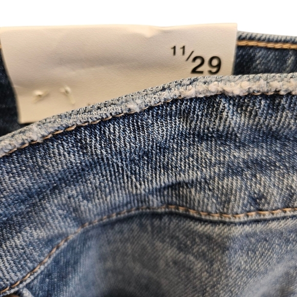 Kancan Retro High Rise Bell Bottom Denim Jeans NEW - Picture 4 of 8